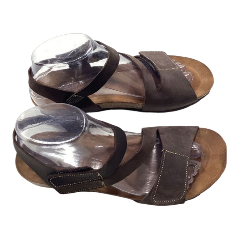 Sabatin Brown Leather Sandals EU 39‎